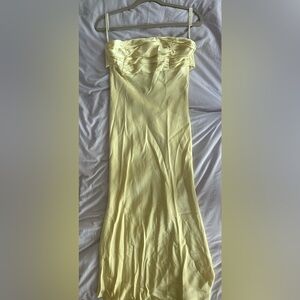 Strapless Laced Back Dress